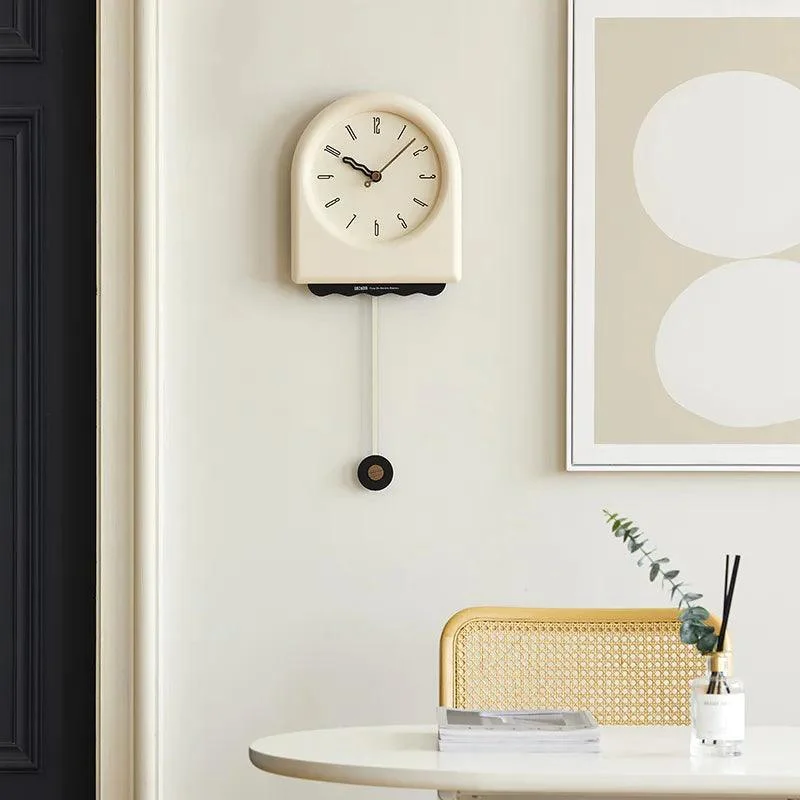 Modern_Arch_with_Wavy_Design_Pendulum_Clock_-_-4343433 Modern Arch with Wavy Design Pendulum Clock -