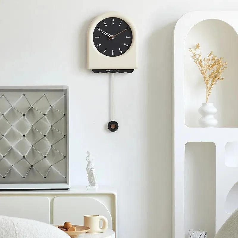 Modern_Arch_with_Wavy_Design_Pendulum_Clock_-_-4343443 Modern Arch with Wavy Design Pendulum Clock -