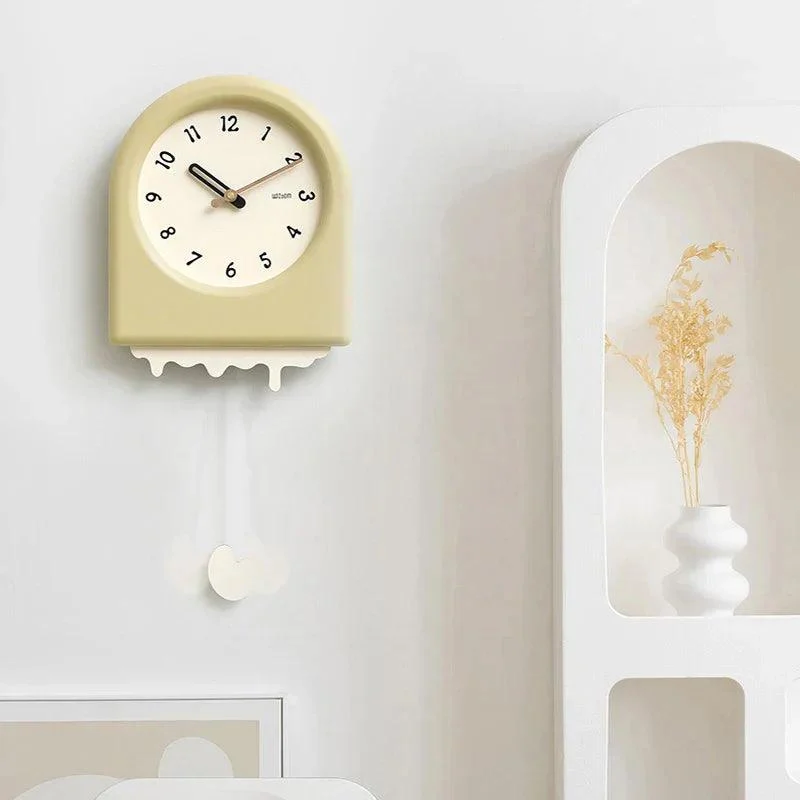 Modern_Arch_with_Wavy_Design_Pendulum_Clock_-_-4343449 Modern Arch with Wavy Design Pendulum Clock -