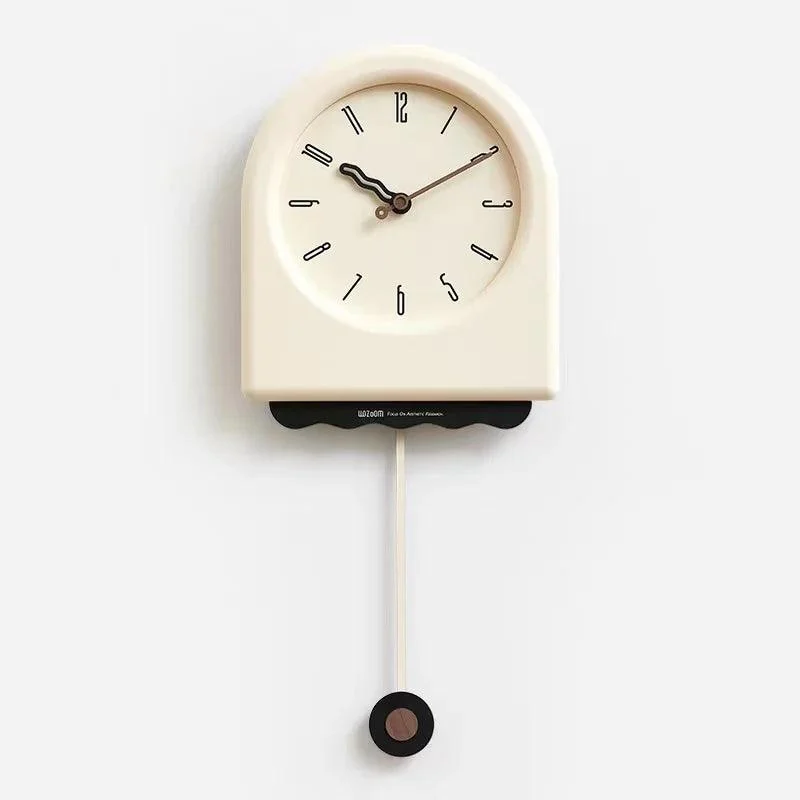 Modern_Arch_with_Wavy_Design_Pendulum_Clock_-_-4343482 Modern Arch with Wavy Design Pendulum Clock -