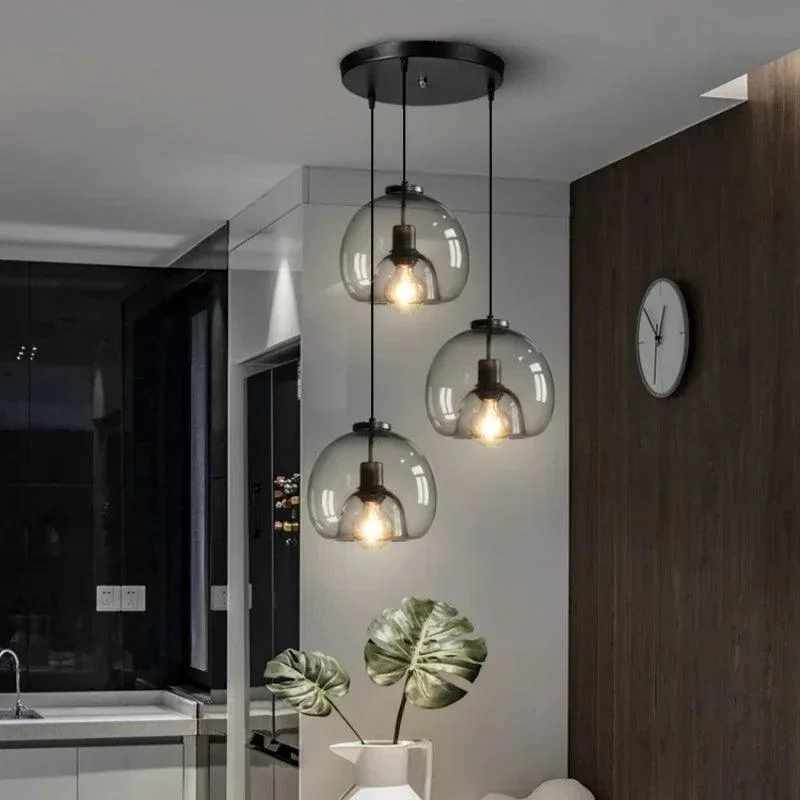 Modern_Black_Glass_Ceiling_Chandeliers_Lighting_Art_Pendant_Indoor_-_-4343816 Modern Black Glass Ceiling Chandeliers Lighting Art Pendant Indoor -