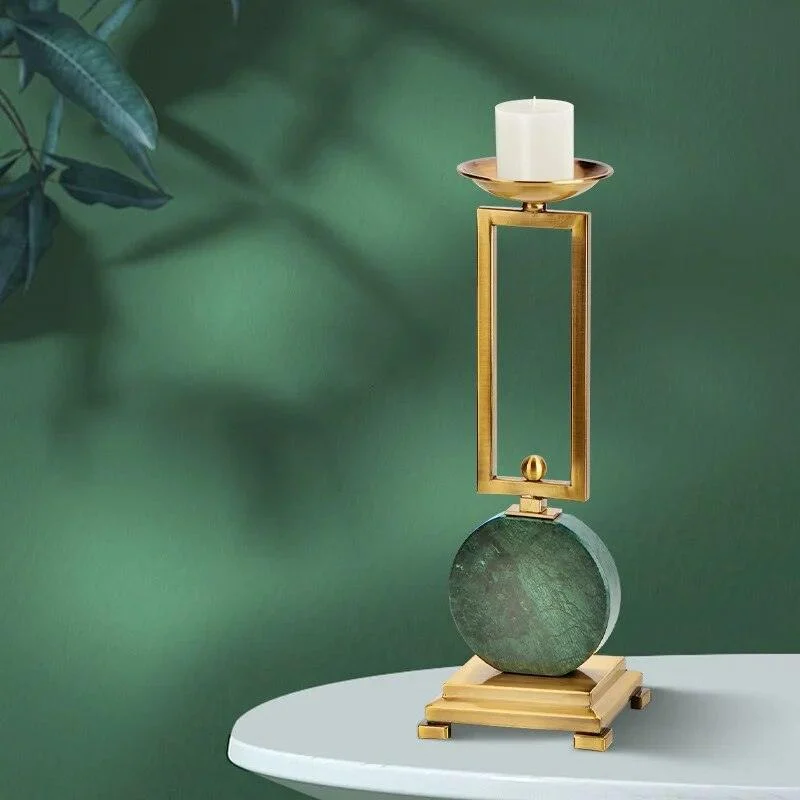 Modern_Emerald_Marble_Candle_Holder_-_-4345031 Modern Emerald Marble Candle Holder -