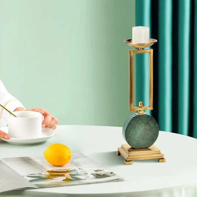 Modern_Emerald_Marble_Candle_Holder_-_-4345036 Modern Emerald Marble Candle Holder -