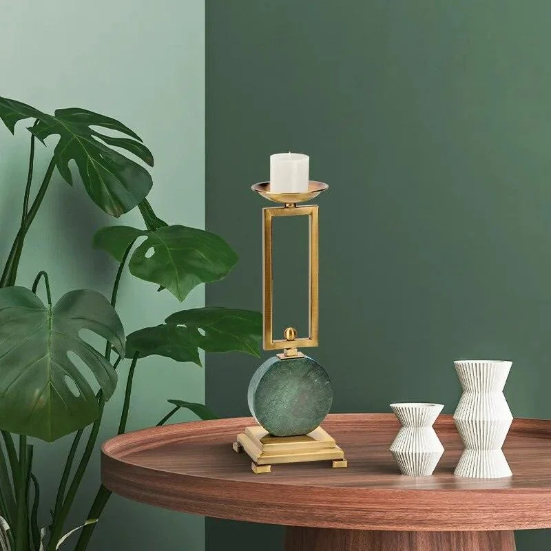 Modern_Emerald_Marble_Candle_Holder_-_-4345041 Modern Emerald Marble Candle Holder -