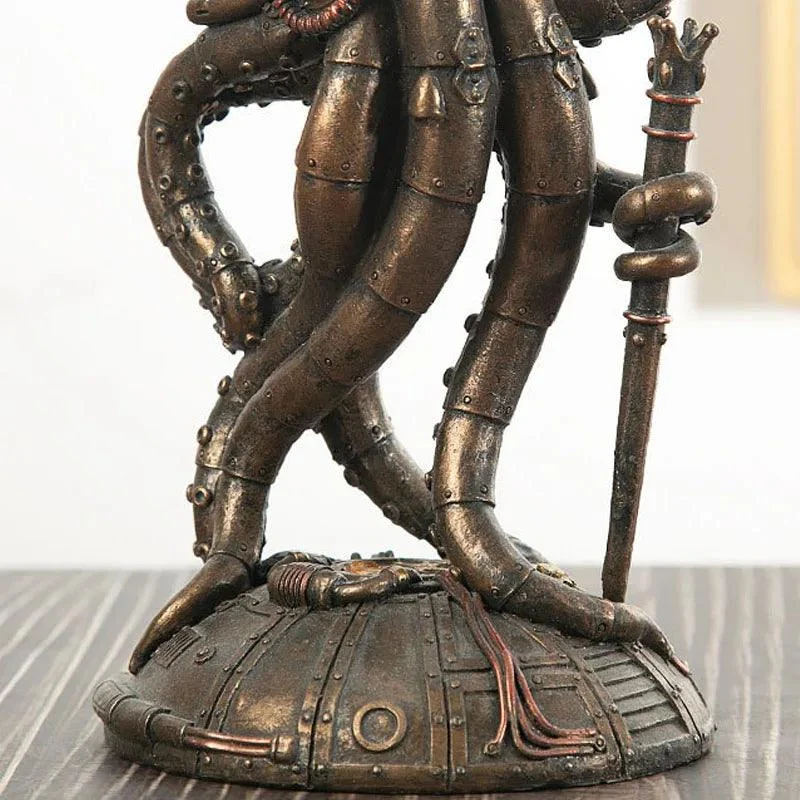 Modern Traveler Octopus Resin Home Living Room Sculptures and Statues -