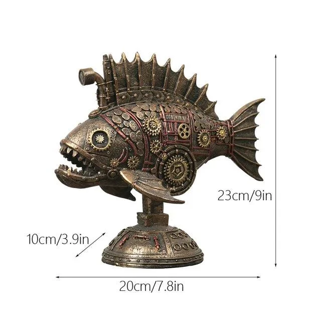 Modern Traveler Octopus Resin Home Living Room Sculptures and Statues -