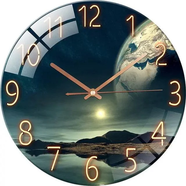 Moderna_Glass_Wall_Clock_-_-4347349 Moderna Glass Wall Clock -