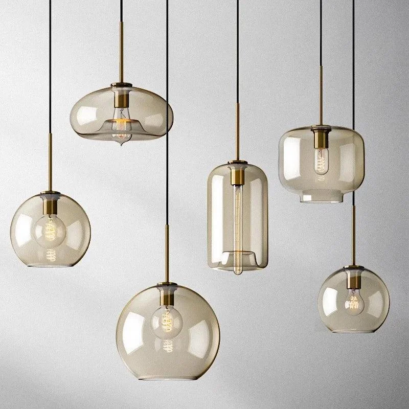 Moderne-Nordic-Opknoping-Loft-Glas-Glans-Hanglamp-Industri-le-Decor-Verlichting-Armaturen-E27-E26-Voor-Keuken Moderne Nordic Opknoping Loft Glas Glans Hanglamp Industri Le Decor Verlichting Armaturen E27 E26 Voor Keuken