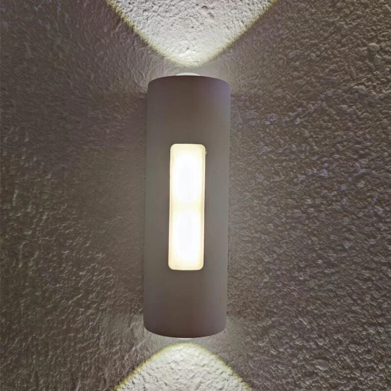 ModernminimalistcylindricalLEDoutdoorwalllamp-Homeko14 Modern minimalist cylindrical LED outdoor wall lamp - Homeko