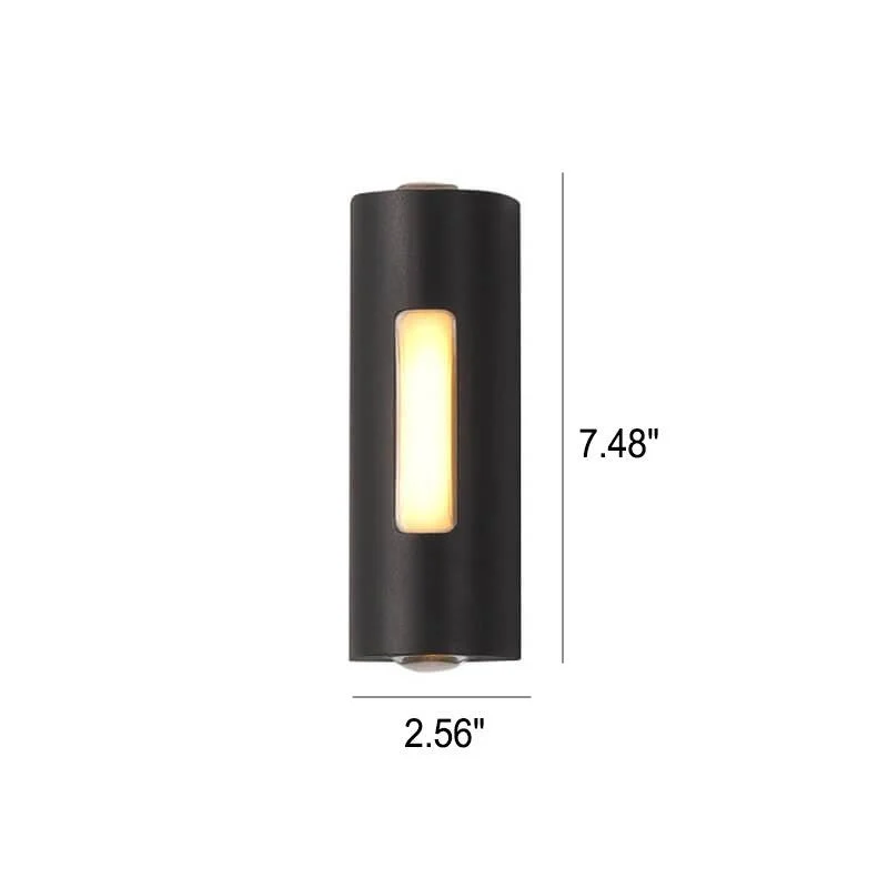 ModernminimalistcylindricalLEDoutdoorwalllamp-Homeko2 Modern minimalist cylindrical LED outdoor wall lamp - Homeko
