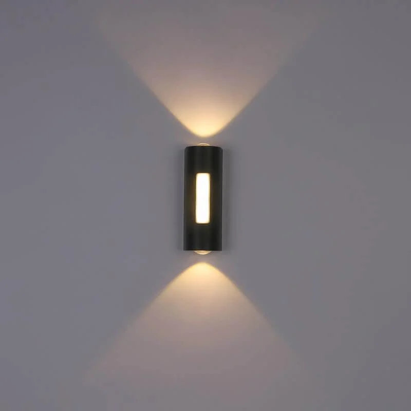 ModernminimalistcylindricalLEDoutdoorwalllamp-Homeko9 Modern minimalist cylindrical LED outdoor wall lamp - Homeko