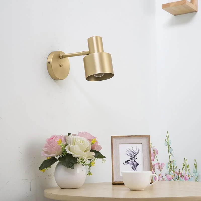 Modernminimalistgoldmetalwalllamp-Homeko3 Modern minimalist gold metal wall lamp - Homeko