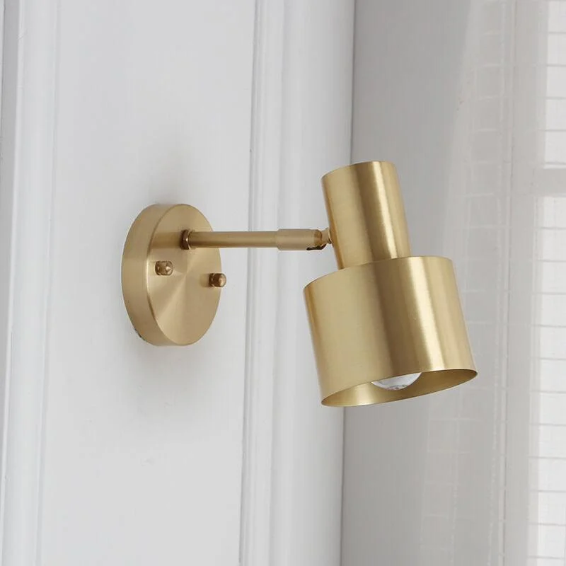 Modernminimalistgoldmetalwalllamp-Homeko9 Modern minimalist gold metal wall lamp - Homeko