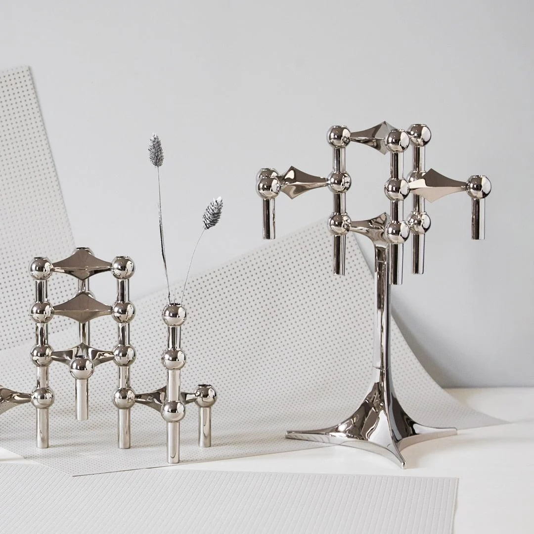 Molecular_Structure_Stainless_Steel_Candle_Holder_-_-4347452 Molecular Structure Stainless Steel Candle Holder -