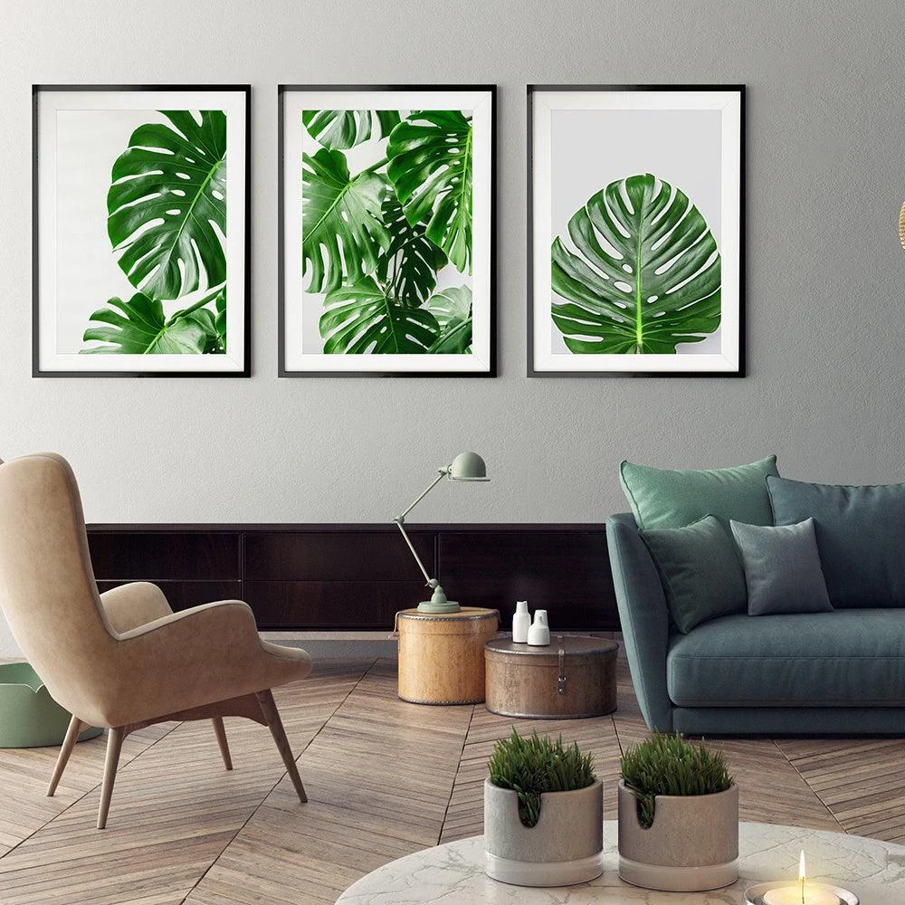 MonsteraPlantWallCanvas-Homeko1 Monstera Plant Wall Canvas - Homeko
