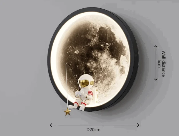 MoonBeam - LED moon wall light -