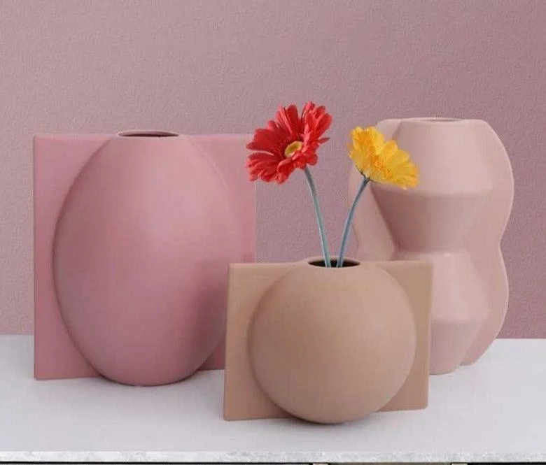 Morandi_Ceramic_Geometric_Vases_-_-4347772 Morandi Ceramic Geometric Vases -