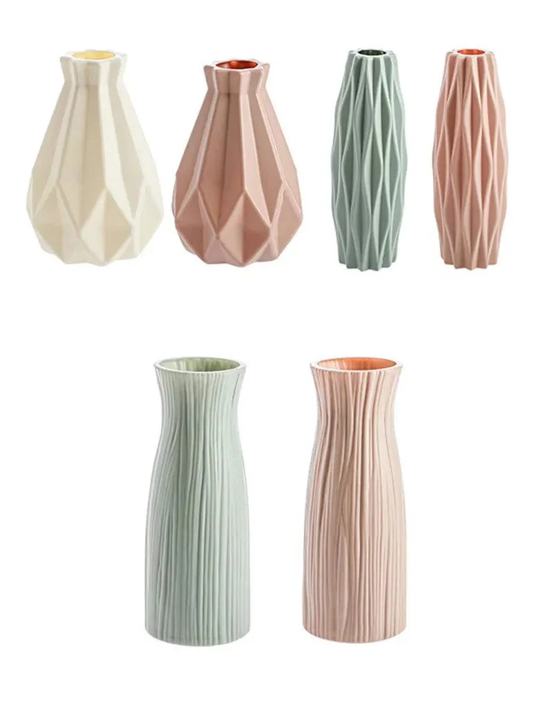 Morandi_Plastic_Vase_Modern_Origami_Home_Decor_-_-4347840 Morandi Plastic Vase: Modern Origami Home Decor -