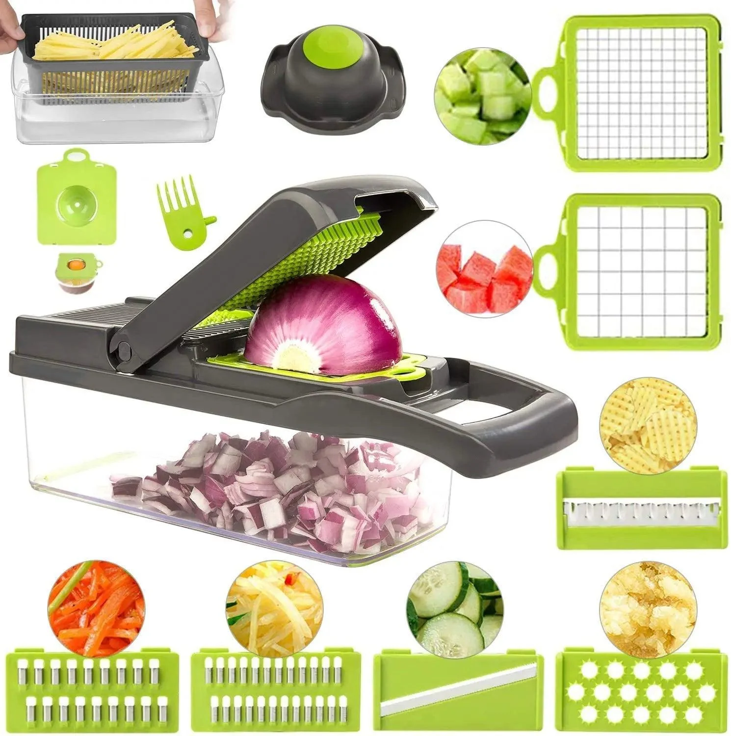 Multi-Function_Vegetable_Cutter_Slicer_-_-4348392 Multi-Function Vegetable Cutter & Slicer -