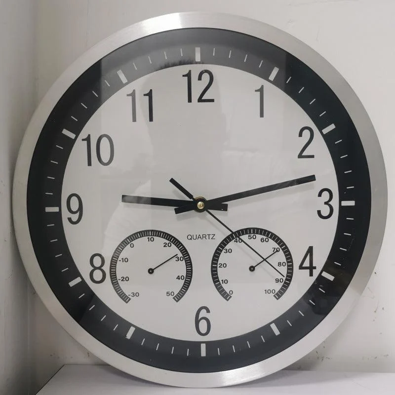 Multifunctional Classroom Battery Operated Silent Clock 12 Inches -
