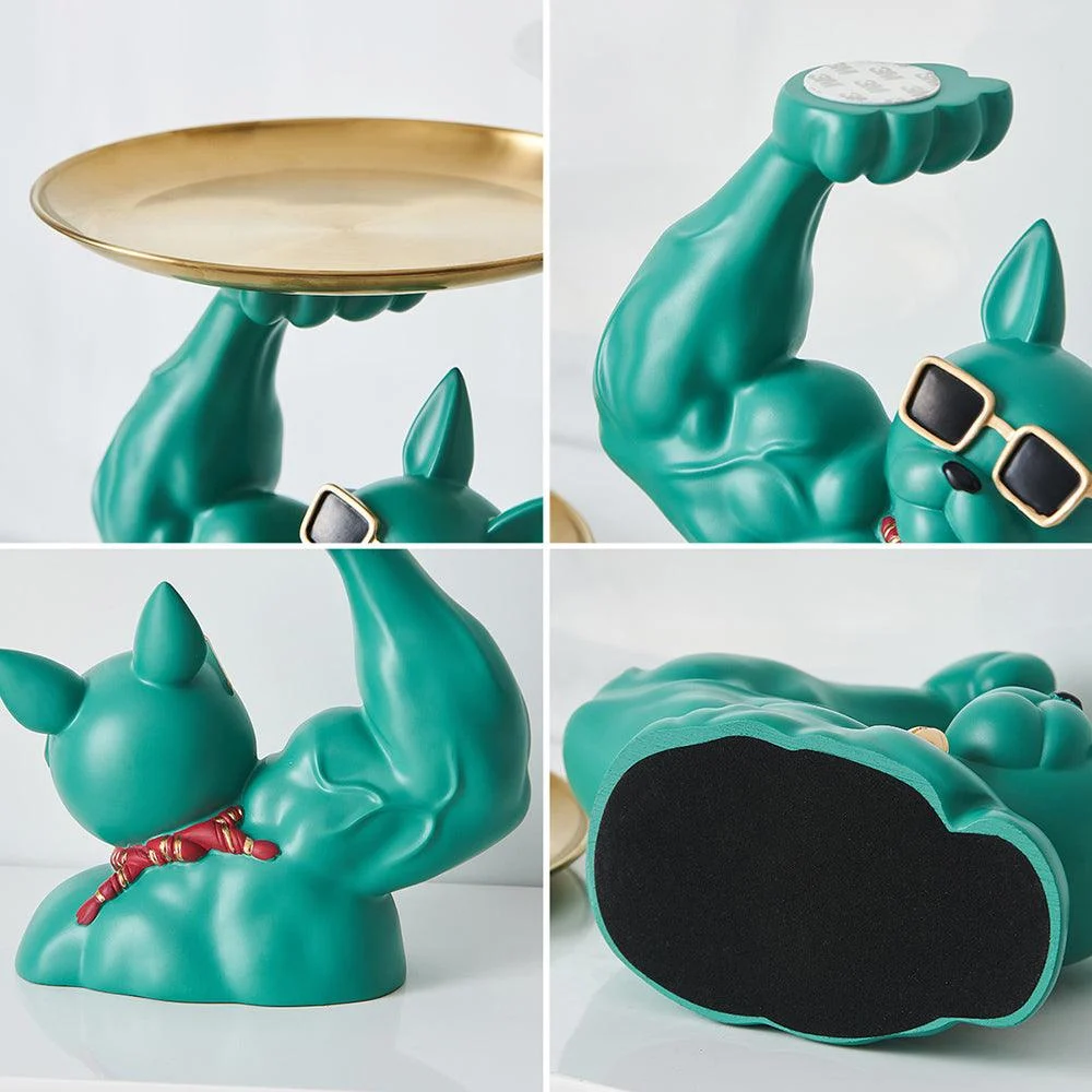 MuscularFrenchBulldogCandyTray-Homeko11 Muscular French Bulldog Candy Tray - Homeko