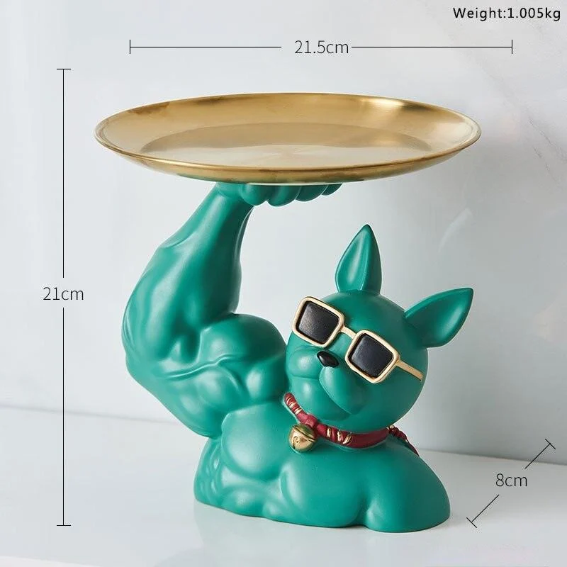 MuscularFrenchBulldogCandyTray-Homeko13 Muscular French Bulldog Candy Tray - Homeko