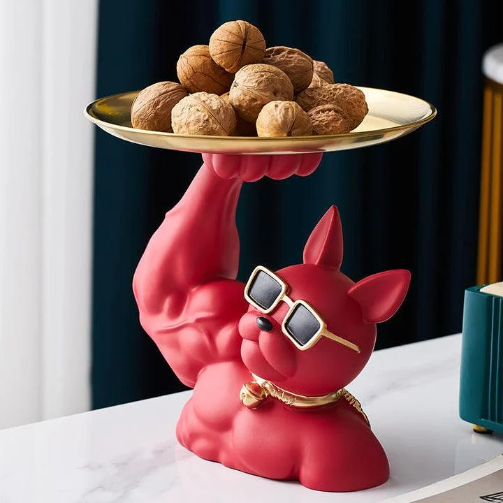 MuscularFrenchBulldogCandyTray-Homeko3 Muscular French Bulldog Candy Tray - Homeko