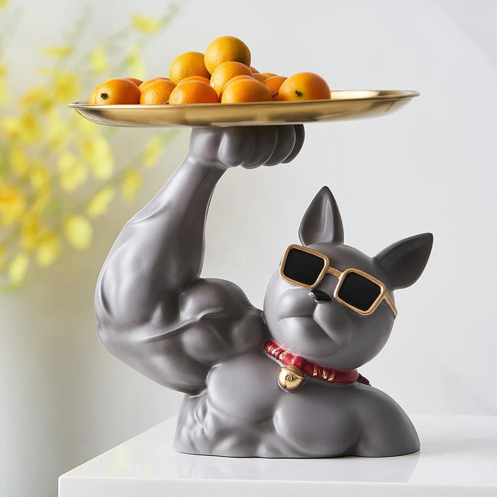 MuscularFrenchBulldogCandyTray-Homeko6 Muscular French Bulldog Candy Tray - Homeko