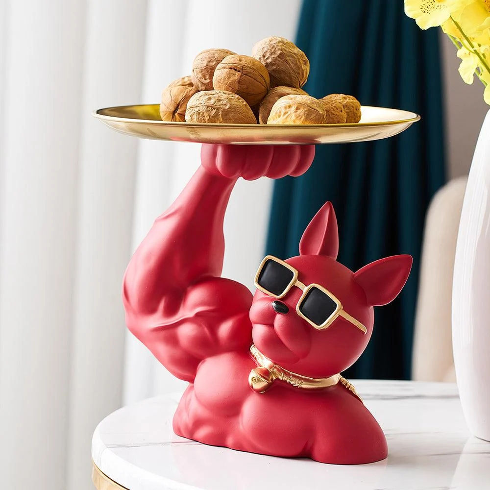 MuscularFrenchBulldogCandyTray-Homeko7 Muscular French Bulldog Candy Tray - Homeko