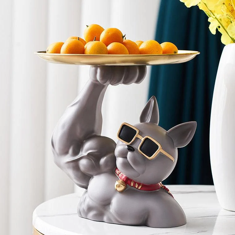 MuscularFrenchBulldogCandyTray-Homeko9 Muscular French Bulldog Candy Tray - Homeko