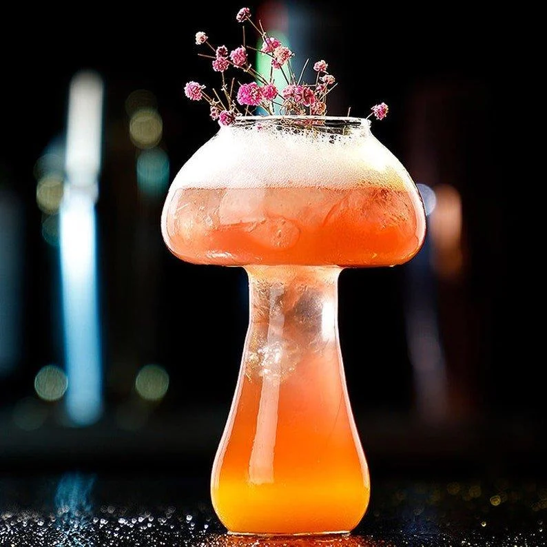 Mushroom Cocktail Glass -