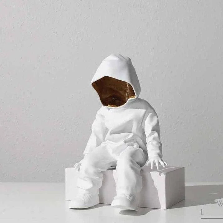Mysterious Boy Statue -