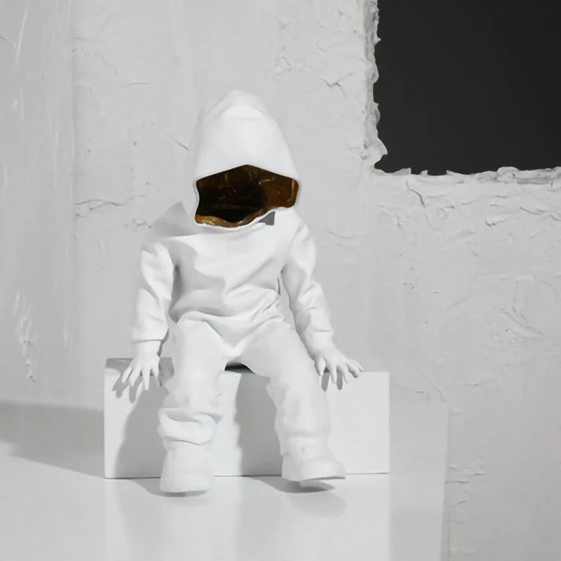Mysterious Boy Statue -