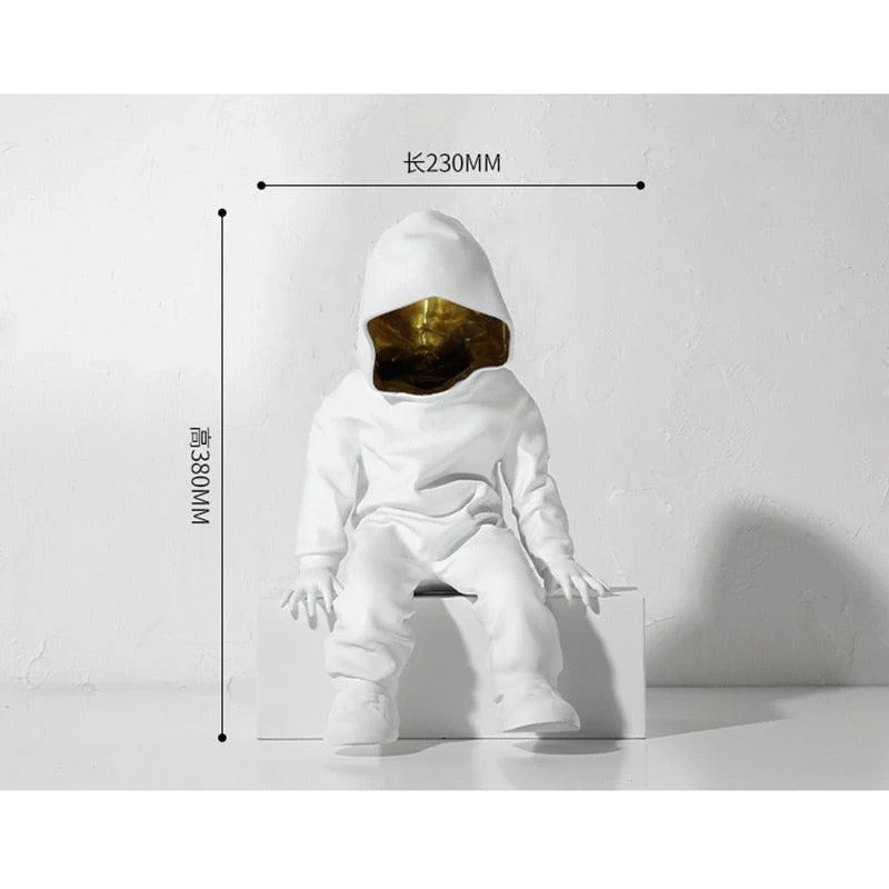 Mysterious Boy Statue -