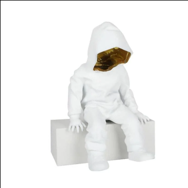 Mysterious Boy Statue -