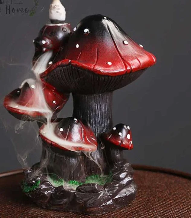 Mysterious Resin Mushroom Incense Burner -