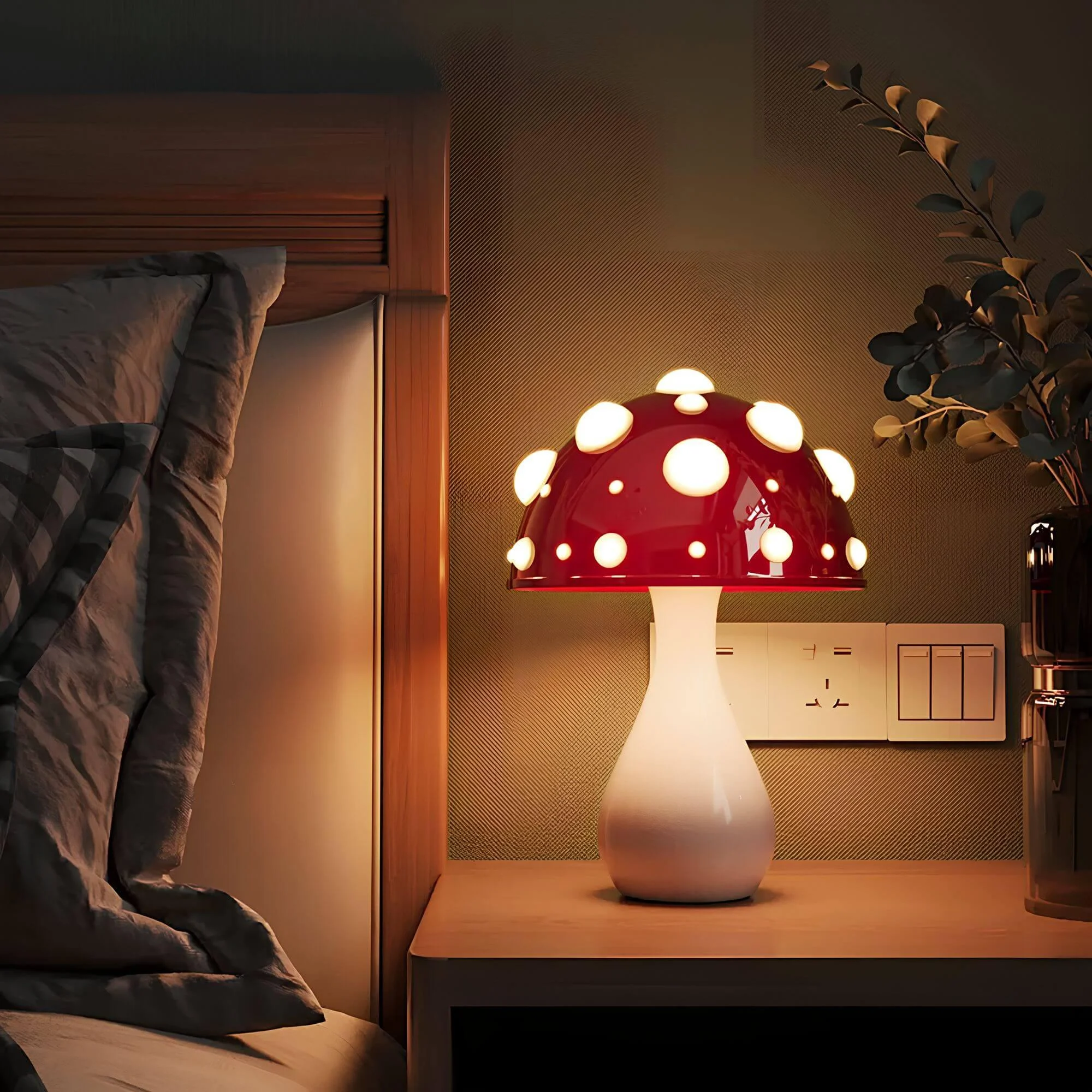MysticShroom-ZauberhafteAmanitaPilzlampe Mysticshroom Zauberhafteamanitapilzlampe