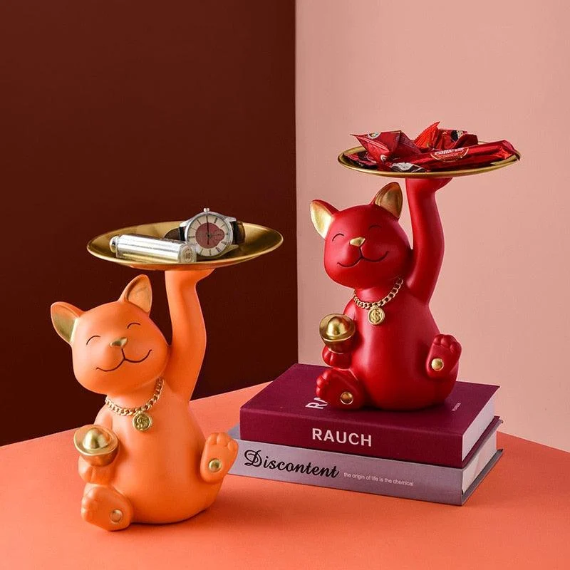 NagayaFortuneCatCandyTray-Homeko4 Nagaya Fortune Cat Candy Tray - Homeko