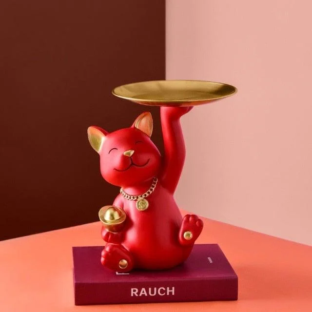 NagayaFortuneCatCandyTray-Homeko8 Nagaya Fortune Cat Candy Tray - Homeko