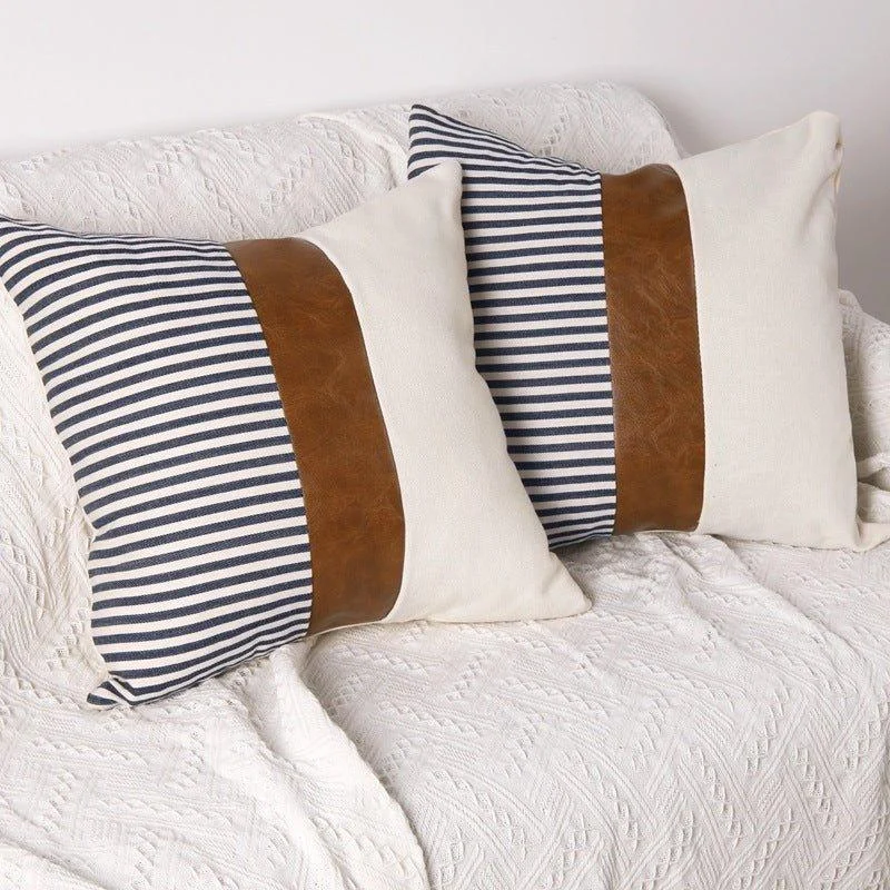 Nautical_Faux_Leather_Cushion_Cover_-_-4349989 Nautical Faux Leather Cushion Cover -