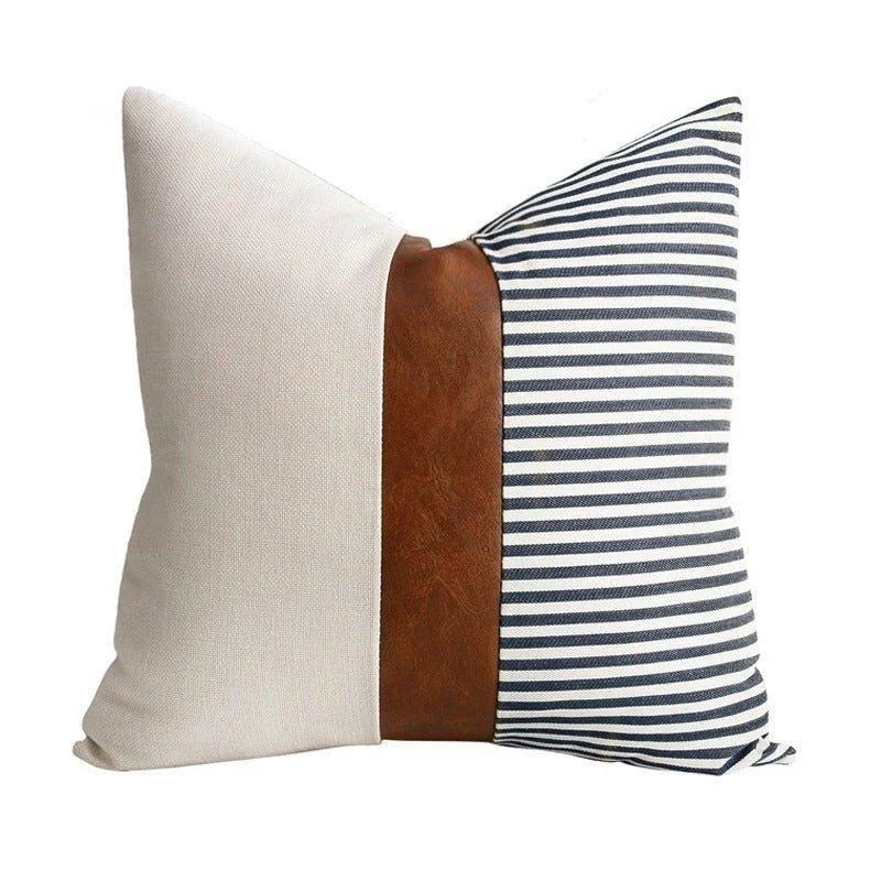 Nautical_Faux_Leather_Cushion_Cover_-_-4349997 Nautical Faux Leather Cushion Cover -