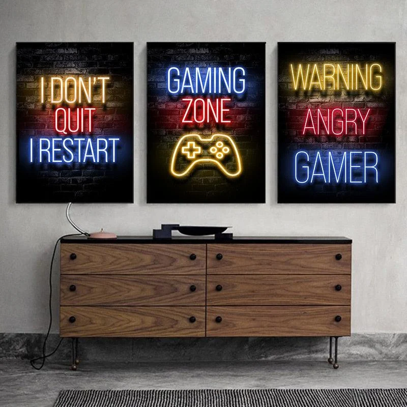 NeonEatSleepGameRepeat-Homeko1 Neon Eat Sleep Game Repeat - Homeko