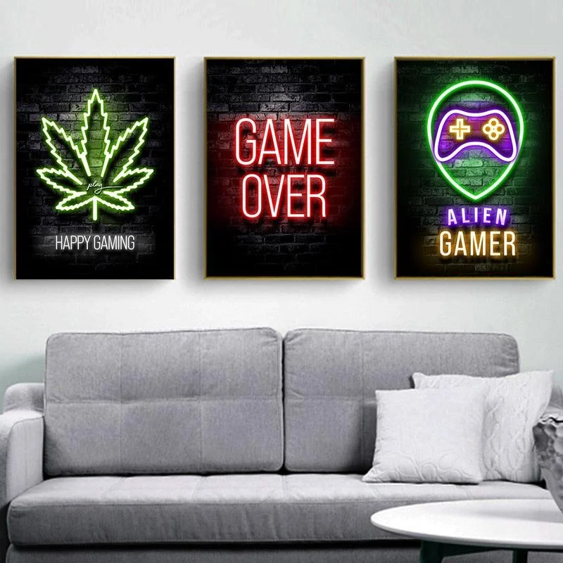 NeonEatSleepGameRepeat-Homeko2 Neon Eat Sleep Game Repeat - Homeko