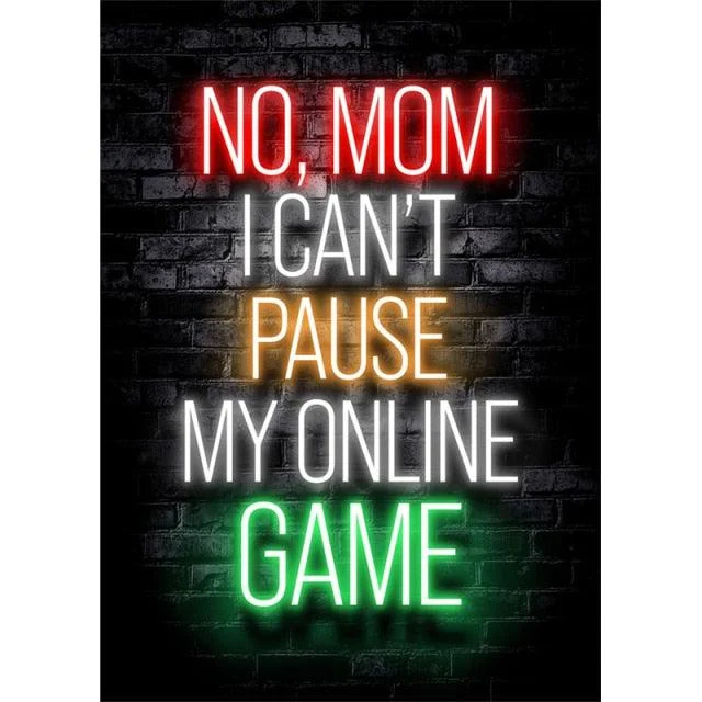 NeonEatSleepGameRepeat-Homeko6 Neon Eat Sleep Game Repeat - Homeko