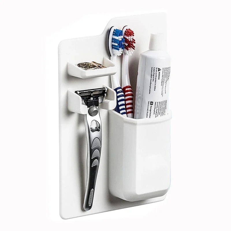New Mighty Silicone Toothbrush Toothpaste Holder Storage Bathroom Accessories Set Organizer Mirror Shower Creative 28310105 D444 411a Ad36 02328d0e0b48