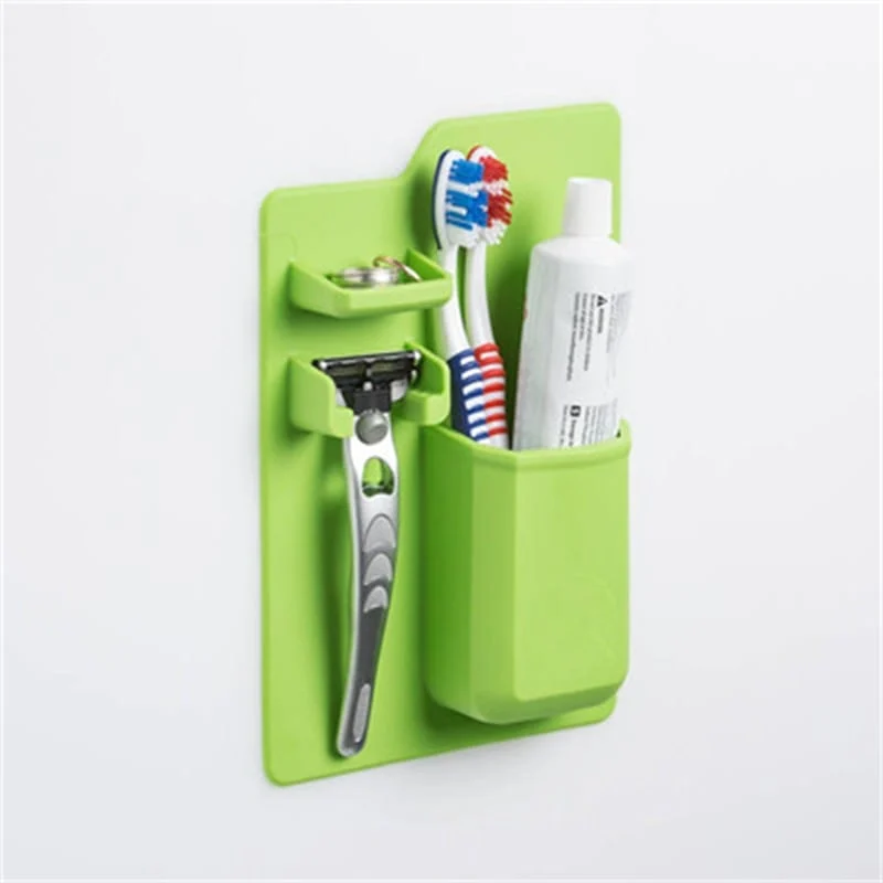 New Mighty Silicone Toothbrush Toothpaste Holder Storage Bathroom Accessories Set Organizer Mirror Shower Creative D5ea1374 Bd07 4862 A9b1 8a32c369ef03