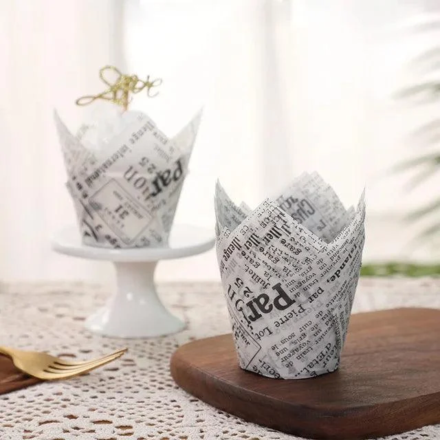 Newspaper_Style_Baking_Cupcake_Liner_-_-4350324 Newspaper Style Baking Cupcake Liner -