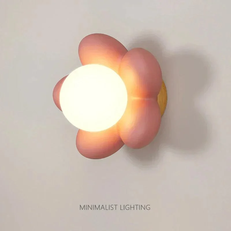 Nieuwe-Nordic-Wandlamp-Cr-me-Bloem-Styling-Wandlamp-Binnenverlichting-Kamer-Decor-Woonkamer-Slaapkamer-Bed-Lamp-Armatuur Nieuwe Nordic Wandlamp Cr Me Bloem Styling Wandlamp Binnenverlichting Kamer Decor Woonkamer Slaapkamer Bed Lamp Armatuur