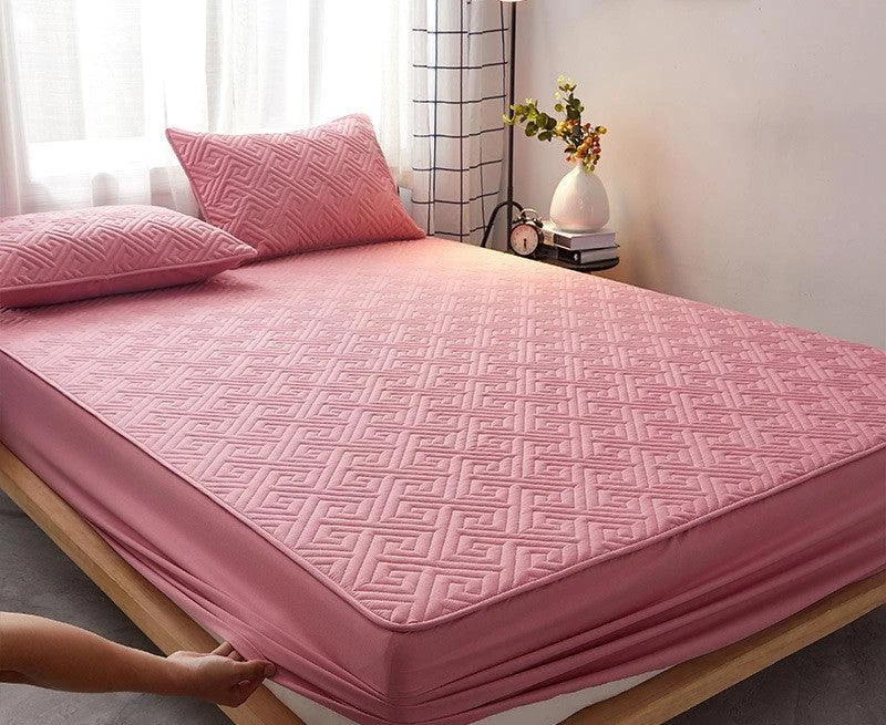 Non-Slip_Waterproof_Quilted_Padded_Mattress_Cover_-_-4351092 Non-Slip Waterproof Quilted Padded Mattress Cover -