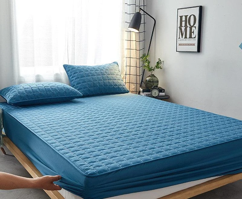 Non-Slip_Waterproof_Quilted_Padded_Mattress_Cover_-_-4351102 Non-Slip Waterproof Quilted Padded Mattress Cover -